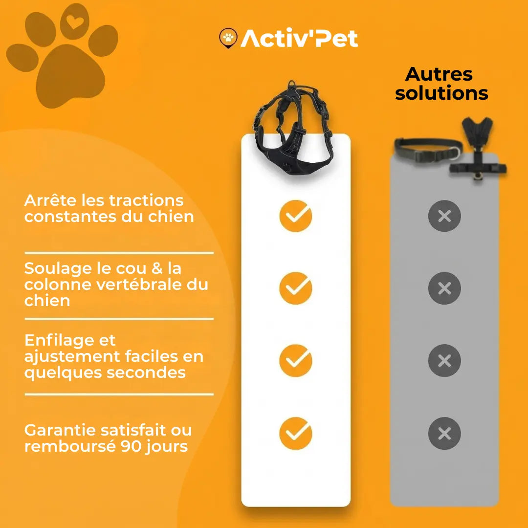 Harnais Anti-Traction Activ'Pet
