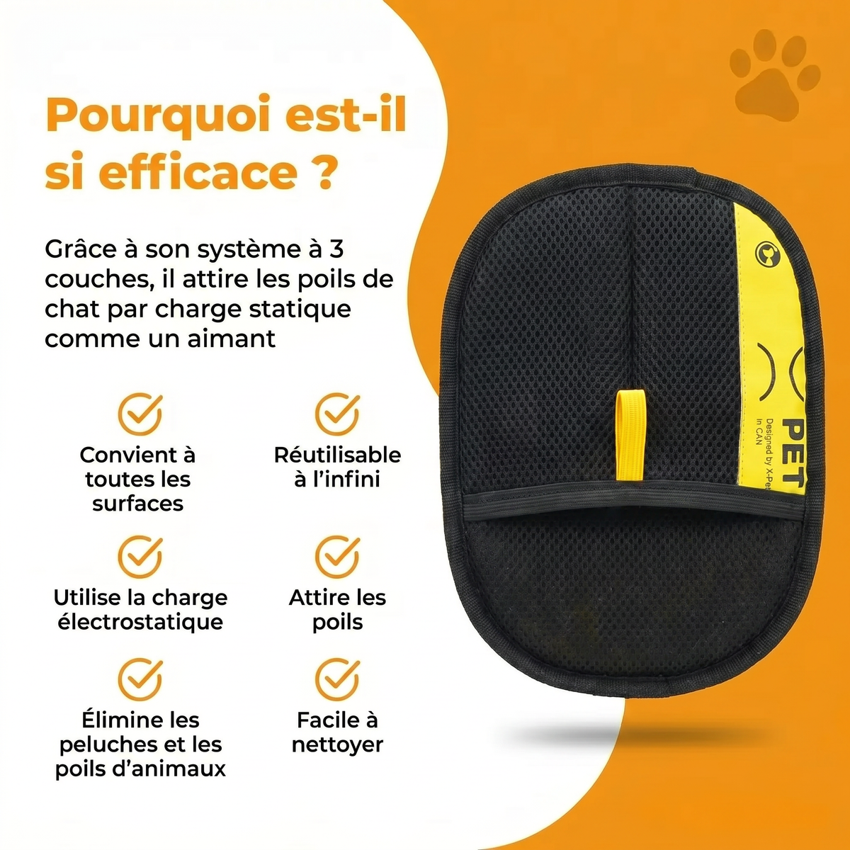 Gant Attrape'Poils